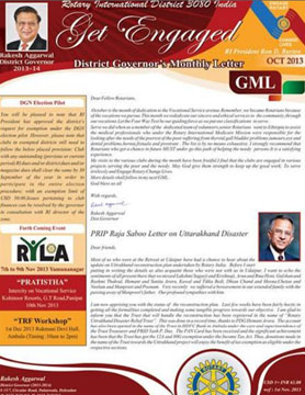 October Newsletter 2013